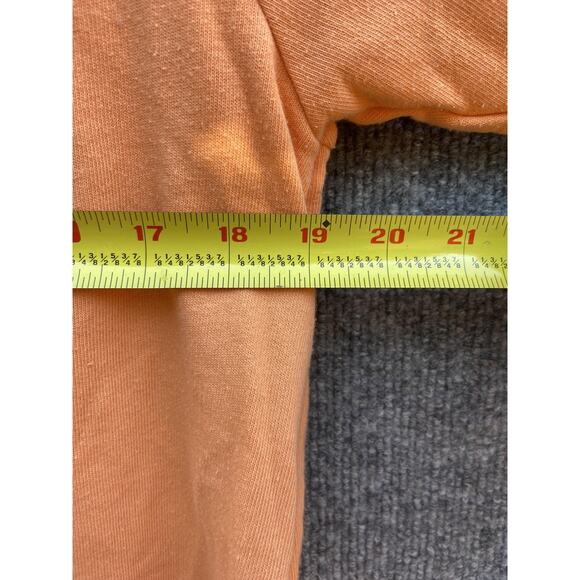 Polo Ralph Lauren Sweater Mens Medium Orange Crewneck Pullover Pony Logo Classic - Picture 3 of 10